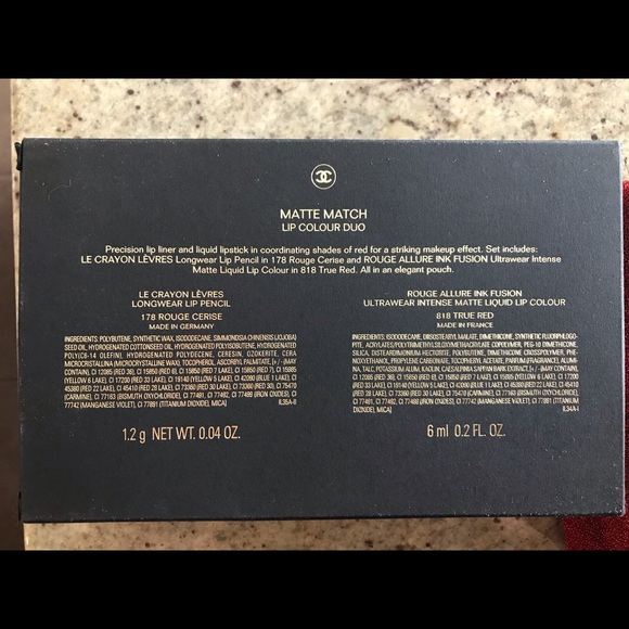 Chanel Lip Set with Makeup Pouch - Picture 3 of 3